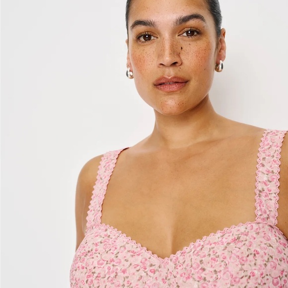 Reformation Lela Dress Pink Floral Women's Dress size 16 - Picture 3 of 4